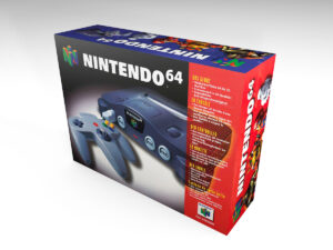 Boîte console Nintendo 64 FR, boîte Nintendo 64 FR