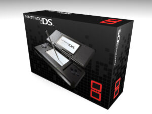 Boîte console Nintendo DS Noire, boîte Nintendo DS Noire