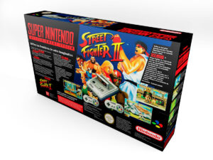 Boîte console Nintendo SNES Street Fighter 2 (Mod.1), boîte Nintendo SNES Street Fighter 2