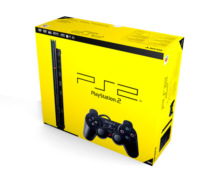 Boîte console PlayStation 2 Slim 70004cb, boîte PS2 Slim 70004cb