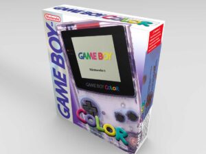 Boîte console Game Boy Color Transparent, boîte Game Boy Color Transparent