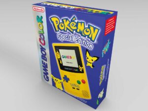 Boîte console Game Boy Color Pokémon, boîte Game Boy Color Pokémon