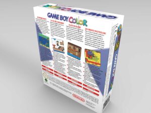 Boîte console Game Boy Color Transparent, boîte Game Boy Color Transparent