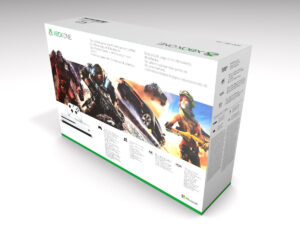 Boîte console Xbox One S Blanche, boîte Xbox One S Blanche