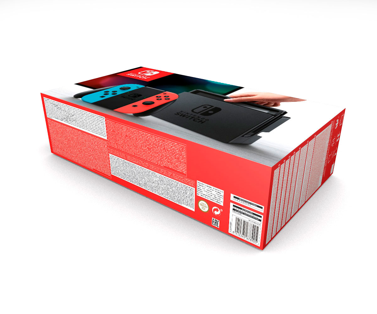 Boîte console Nintendo Switch, boîte Nintendo Switch