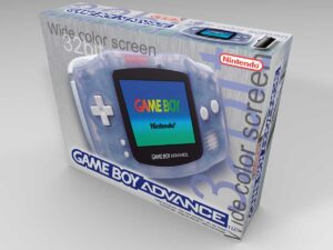 Boîte console Game Boy Advance Transparent, boîte Game Boy Advance Transparent