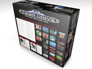 Boîte console Sega Mega Drive 1 (2 manettes), boîte Mega Drive 1