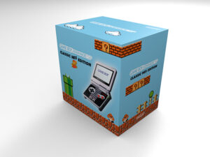 Boîte console Game Boy Advance SP NES Edition, boîte Game Boy Advance SP NES Edition