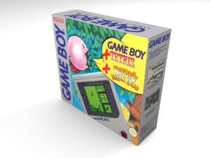 Boîte console Game Boy Tetris Kirby, boîte Game Boy Tetris Kirby
