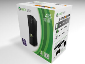 Boîte console Xbox 360 4GB, boîte Xbox 360