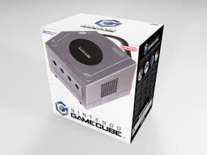Boîte console Nintendo GameCube Argent, boîte GameCube Argent