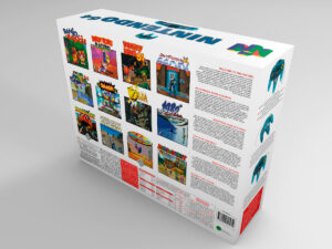 Boîte console Nintendo 64 Ice Blue, boîte Nintendo 64 Ice Blue