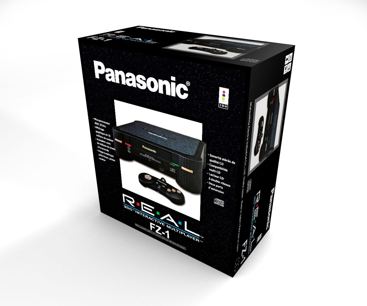 Boîte console Panasonic 3DO FZ-1 Real (Mod.2), boîte Panasonic 3DO FZ-1 Real