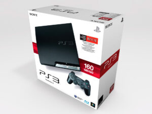 Boîte console PlayStation 3 Slim 160GB, boîte PS3 Slim 160GB