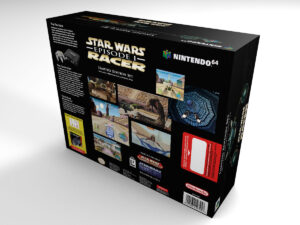Boîte console Nintendo 64 Star Wars Racer NTSC, boîte Nintendo 64 Star Wars Racer NTSC