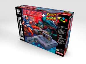 Boîte console Nintendo SNES Street Fighter 2 (Mod.2), boîte Nintendo SNES Street Fighter 2