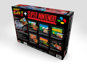 Boîte console Nintendo SNES Street Fighter 2 (Mod.2), boîte Nintendo SNES Street Fighter 2