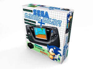 Boîte console Sega Game Gear Sonic, boîte Game Gear Sonic