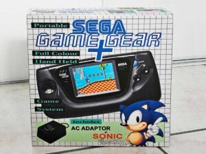 Boîte console Sega Game Gear Sonic, boîte Game Gear Sonic