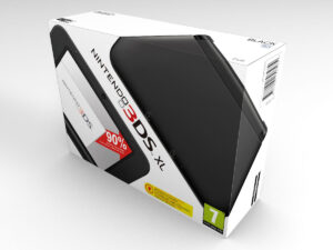 Boîte console Nintendo 3DS XL Noire, boîte Nintendo 3DS XL Noire