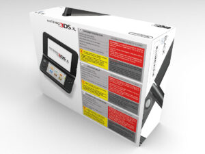 Boîte console Nintendo 3DS XL Noire, boîte Nintendo 3DS XL Noire