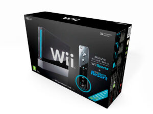 Boîte console Nintendo Wii Noire, boîte Nintendo Wii Noire