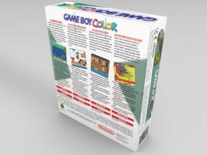 Boîte console Game Boy Color Turquoise, boîte Game Boy Color Turquoise