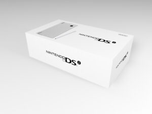 Boîte console Nintendo DSi Blanche, boîte Nintendo DSi Blanche