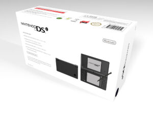 Boîte console Nintendo DSi Noire, boîte Nintendo DSi Noire