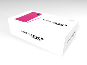 Boîte console Nintendo DSi Rose, boîte Nintendo DSi Rose