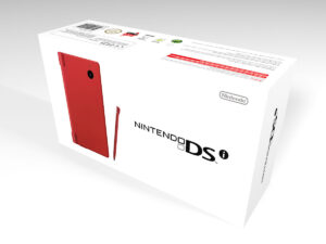Boîte console Nintendo DSi Rouge, boîte Nintendo DSi Rouge