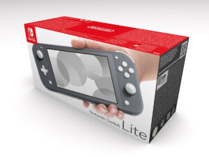 Boîte console Nintendo Switch Lite Grise, boîte Nintendo Switch Lite Grise