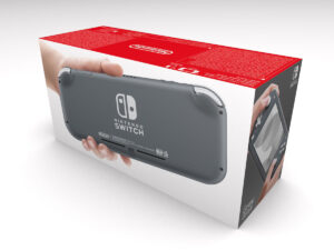 Boîte console Nintendo Switch Lite Grise, boîte Nintendo Switch Lite Grise