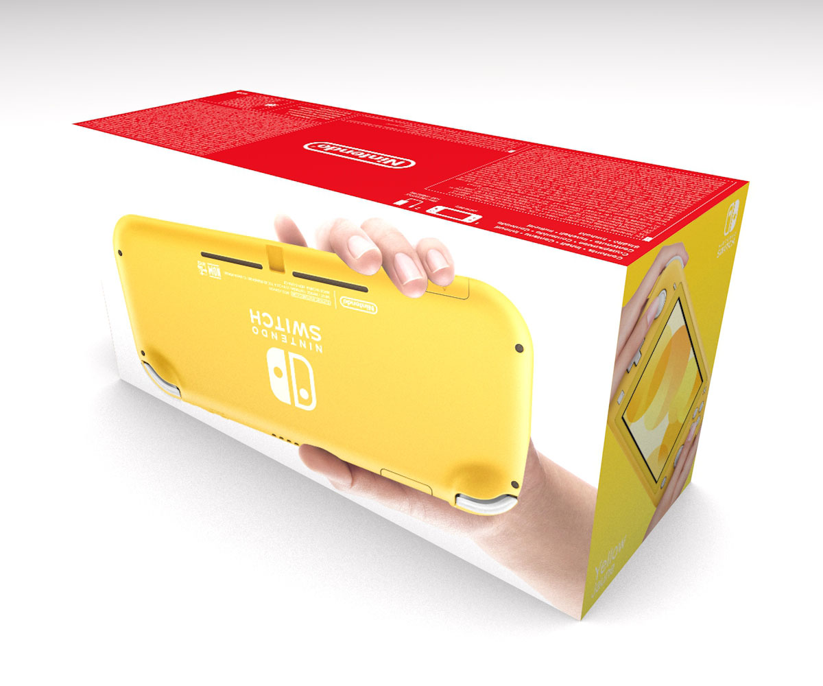 Boîte console Nintendo Switch Lite Jaune, boîte Nintendo Switch Lite Jaune