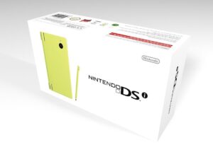 Boîte console Nintendo DSi Vert, boîte Nintendo DSi Vert