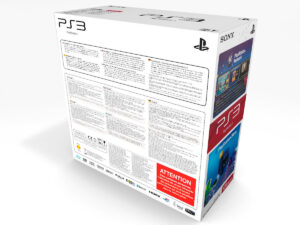 Boîte console PlayStation 3 Slim 120GB, boîte PS3 Slim 120GB