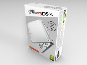 Boîte console Nintendo New 3DS XL Blanche, boîte Nintendo New 3DS XL Blanche