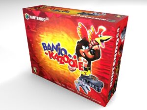 Boîte console Nintendo 64 Banjo Kazooie, boîte Nintendo 64 Banjo Kazooie