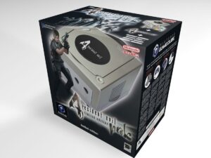 Boîte console Nintendo GameCube Resident Evil 4, boîte GameCube Resident Evil 4
