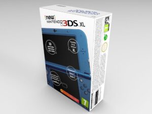 Boîte console Nintendo New 3DS XL Bleu metallise