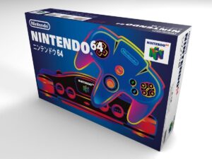 Boîte console Nintendo 64 Japan, boîte Nintendo 64 Japan