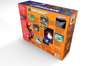 Boîte console Nintendo 64 EN, boîte Nintendo 64 EN