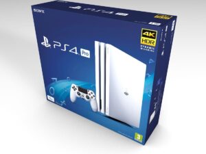 Boîte console PlayStation 4 Pro White 7116b, boîte PS4 Pro White 7116b