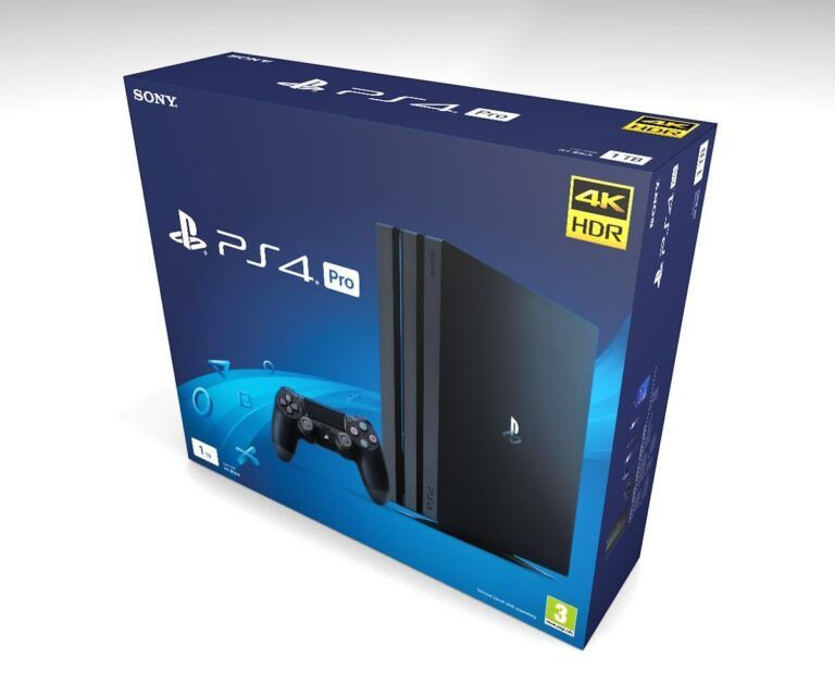 Boîte console Sony PS4 Pro boîte vide Reproduction