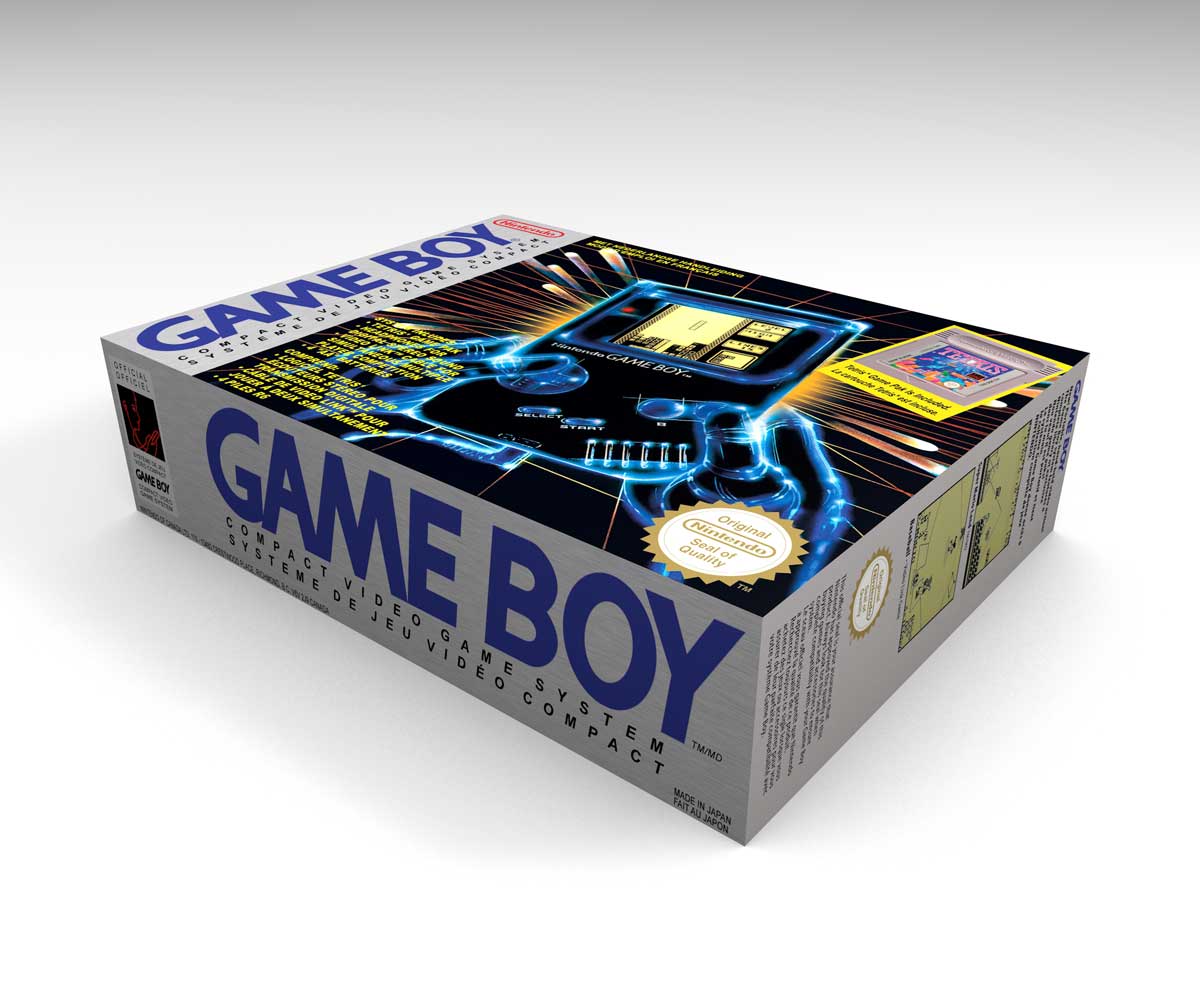 Boîte console Game Boy Tetris Pack FR/UK, boîte Game Boy Tetris Pack FR/UK