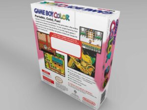 Boîte console Game Boy Color Berry NTSC, boîte Game Boy Color Berry NTSC