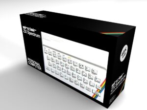 Boîte console Spectrum ZX 48K Blanche, boîte Spectrum ZX 16K Blanche