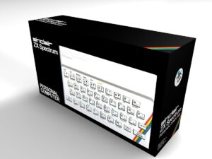 Boîte console Spectrum ZX 16K Blanche, boîte Spectrum ZX 16K Blanche
