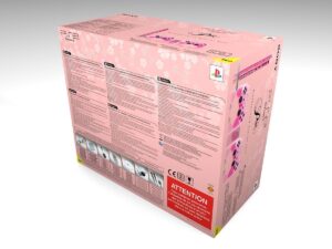 Boîte console PlayStation 2 Slim Pink EUR, boîte PS2 Slim Pink