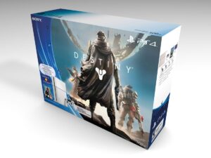 Boîte console PlayStation 4 Glacier White Destiny Bundle 1115a, boîte PS4 Glacier White 1115a